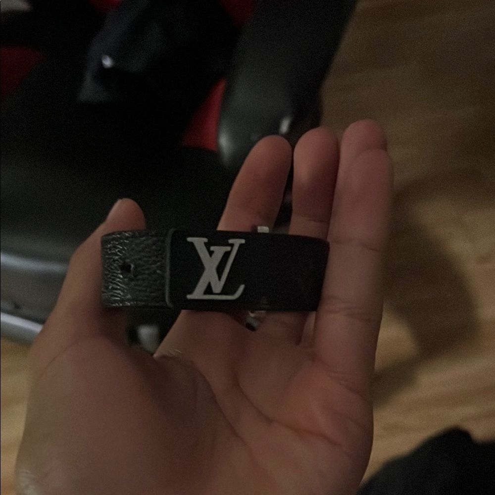 Louis Vuitton Black Monogram Belt Sleek Design